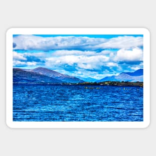 Loch Lomond, Ben Lomond, Scotland, UK Sticker